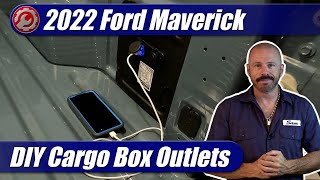 2022-2025 Ford Maverick: DIY Cargo Box Power Outlets