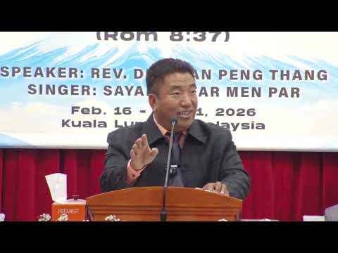 LCF Camping Speaker, Rev. Dr. Tuan Peng Thang " In Then Thei Lo Ding"