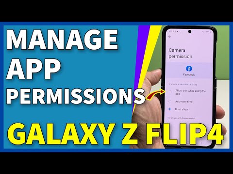How to View & Manage App Permissions on Galaxy Z Flip4