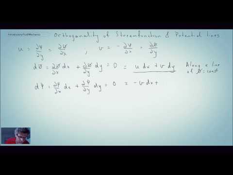 Introductory Fluid Mechanics L13 p11 - Orthoganality of Streamlines and Potential Lines