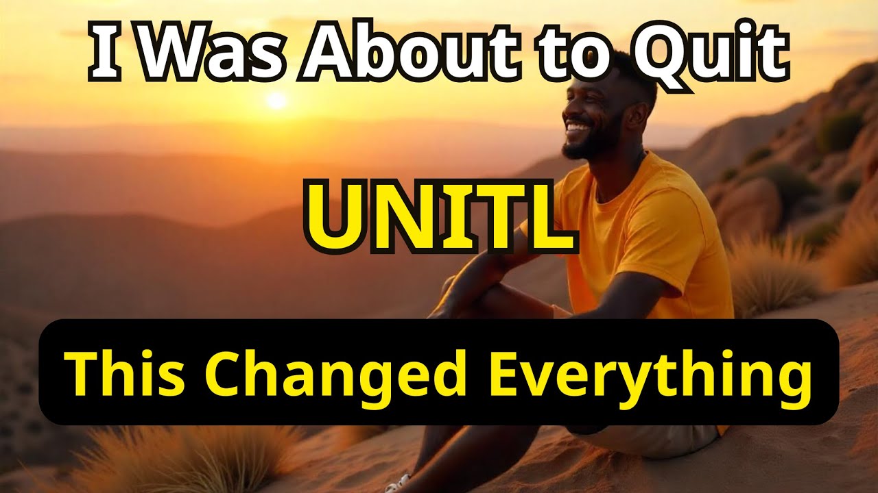 I Was About to Quit… Until This Changed Everything
