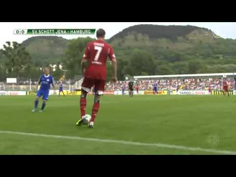 DFB Pokal - SV Schott Jena 0:4 Hamburger SV, Alle Tore & Highlights