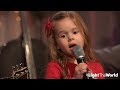 Viral Father-Daughter Duo Performs 'Let There Be Peace on Earth'