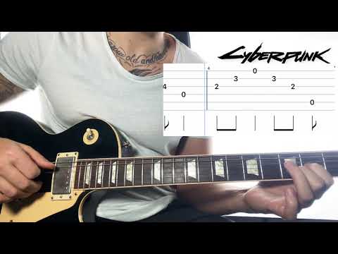 Cyberpunk 2077 - Never Fade Away (guitar cover with tab) easy version