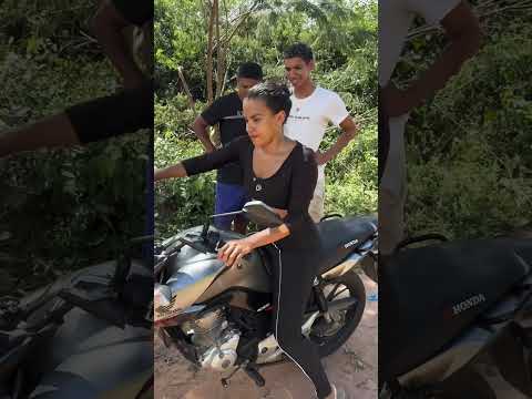 Não quis emprestar a moto a mulher
