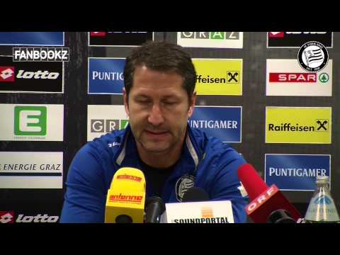 SK Sturm: Mediabriefing vor FC Red Bull Salzburg (25. Runde 2014/15)