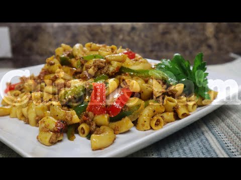 Koman pou fe yon bon makaroni pou fanmi w'. recipe