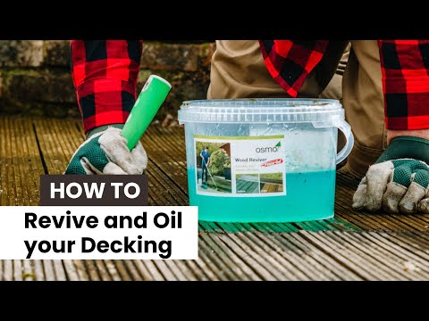 How To Restore and Oil Your Decking