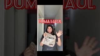 PUMA SHOPPING HAUL 🛍️ #puma #shoppinghaul #youtubeshorts #review #minivlogs #onlineshopping #vlogs