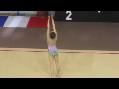 Athénaïs Klapczynski Mains libres 2016 Championnat de France Besançon