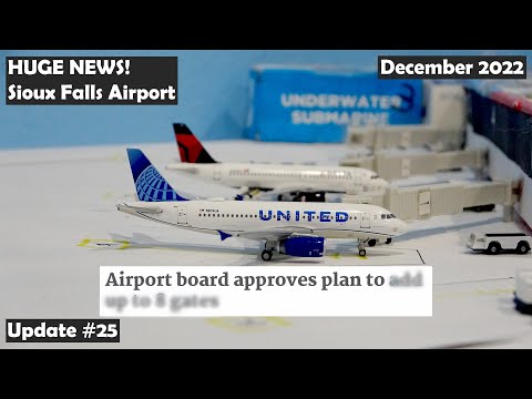 HUGE NEWS! | Sioux Falls Regional Airport Update #34 - December 2022