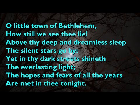 O Little Town of Bethlehem (Tune: Forest Green - 4vv) [with lyrics for congregations]
