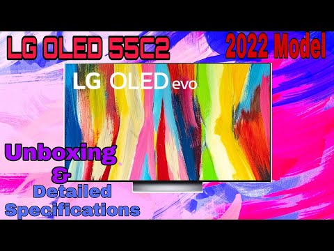LG OLED C2 UNBOXING #oledtv #lgoledevo #LGC2 #55C2 #Oledunboxing