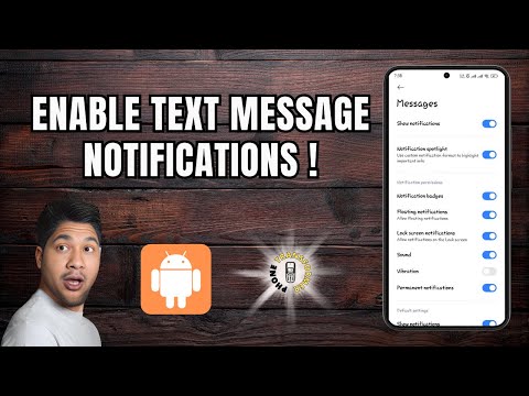 How to Enable Text Message Notifications on Android