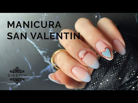 Uñas San Valentín 2023 💙 manicura francesa especial