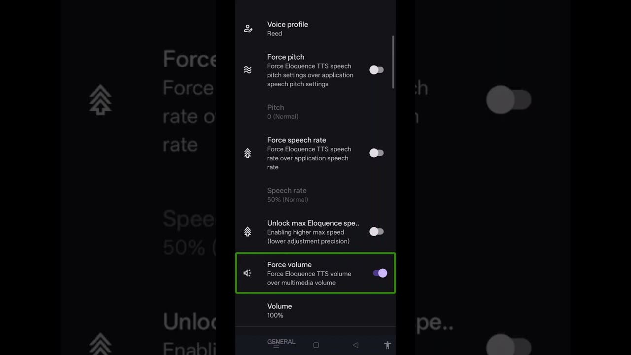 Eloquence TTS latest complete setup change voice Use abbreviations Unlock max Eloquence speech rate