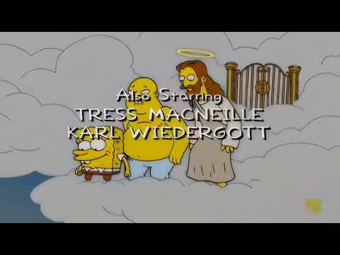 The Simpsons - Buddha, Jesus, SpongeBob 60fps HD Upscale