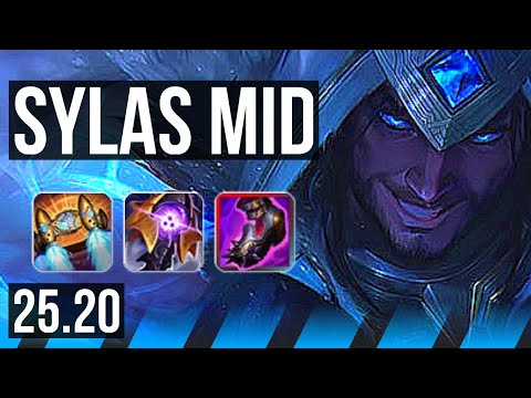 SYLAS vs YONE (MID) | 16/1/1, 10 solo kills, Legendary | KR Diamond | 25.20