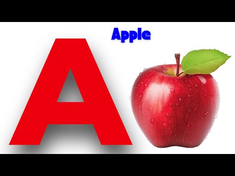 Cartoon A is for Apple, A - A Apple 🍎 for Kids | Abc Song for Toddlers | Numbers and Colors Song