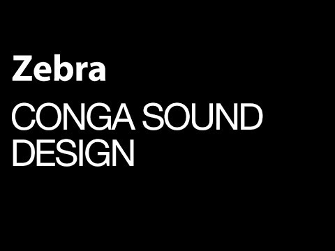 U-He Zebra 2 - Conga Sound Design  - How To Tutorial