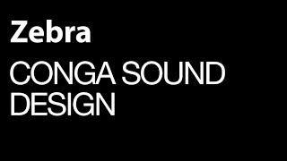 U-He Zebra 2 - Conga Sound Design  - How To Tutorial