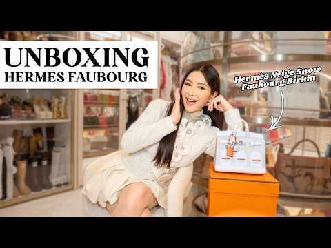 Eine luxuriöse Überraschung von meinem Sohn – Hermès Faubourg Snow Unboxing | Jamie Chua