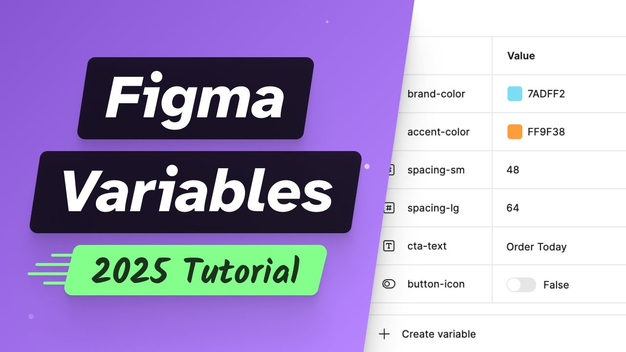 Figma Variables for Beginners – Complete Tutorial (2025)