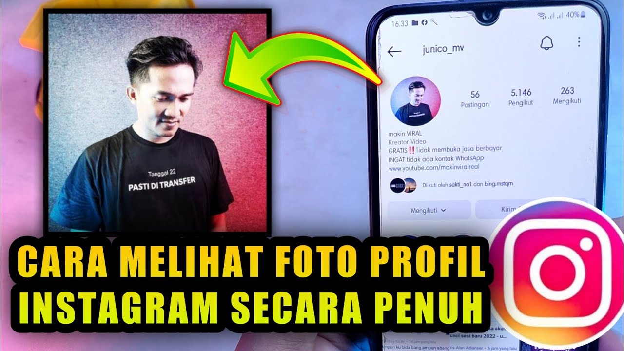 Cara melihat foto profil Instagram secara penuh , cara melihat dp ig full