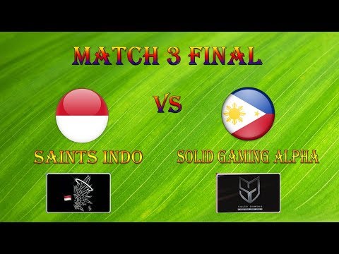 MSC Grand Final Match 3 FINAL SAINTS INDO VS SOLID GAMING ALPHA | Mobile Legends Bang Bang
