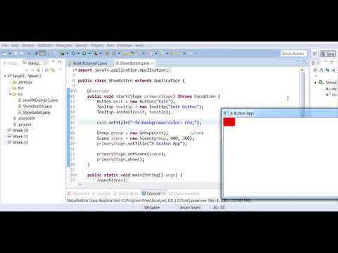 Creating JavaFX Button with CSS Properties