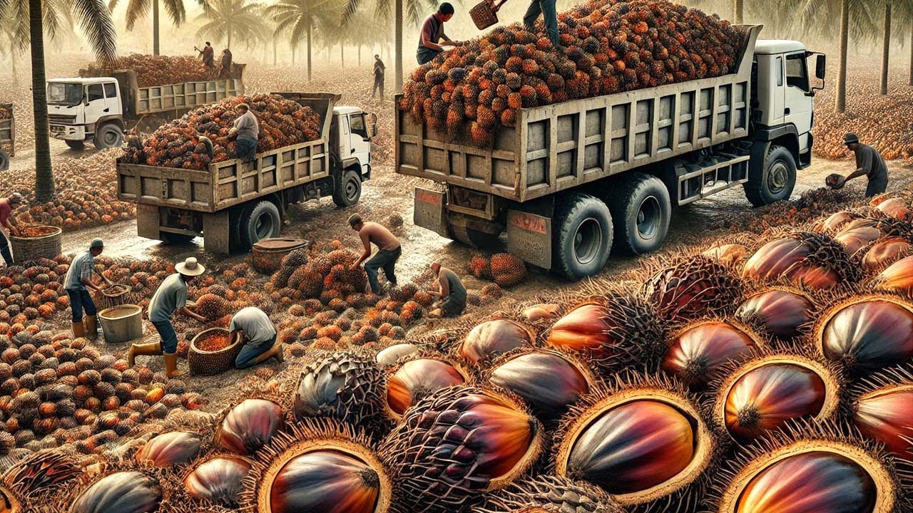 Agricultores Colhem Milhões De Toneladas De Frutas Para Produzir Óleo