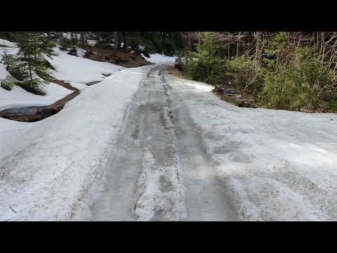 Predeal spre Varful Piatra Mare primavara