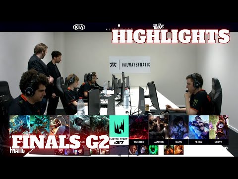 Fnatic vs G2 Esports - Game 2 Highlights | Grand Finals S10 LEC Summer 2020 | FNC vs G2 G-2