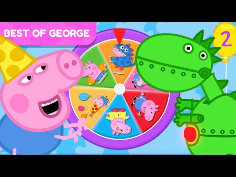BEST George Episodes 💙🦖 | Peppa Pig Full Episodes | 2 Hours of Kids Cartoons