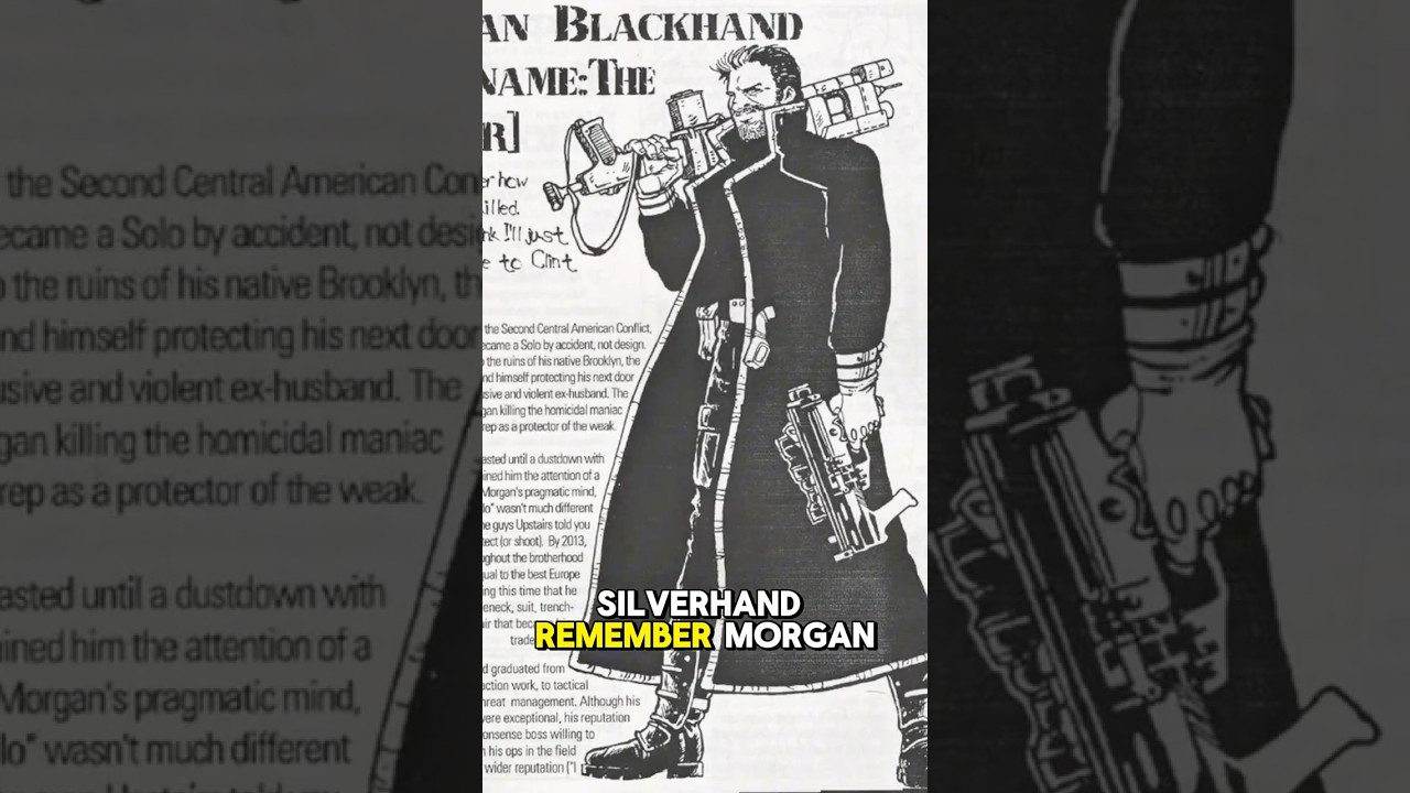 Why doesn’t Johnny Silverhand remember Morgan Blackhand? #cyberpunk2077