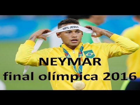 Final das olimpiadas gol de neymar da medalha de ouro ao Brasil
