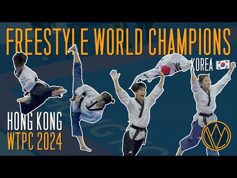 The GOLDEN Freestyle Pair KOREA | Freestyle Pair O17 World Champions | WTPC 2024