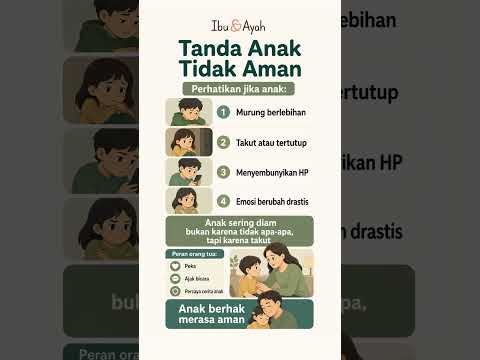 Tanda Anak Tidak Aman, Perhatikan Ini Bun #ibudanayah