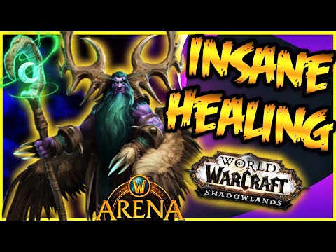 Resto Druid PvP Shadowlands | Arena Gameplay [WoW 9.2.5]