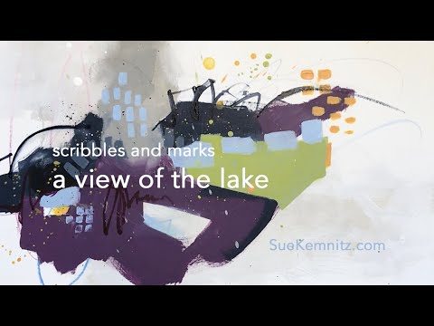 scribble and marks no 4 • at the lake • abstract and marks
