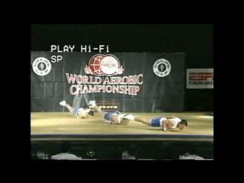 Alex Fenton,Ivan Robustelli,Giorgio Picinelli WM Sportsaerobics 2003