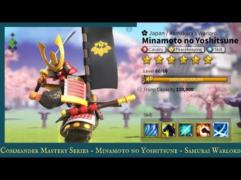 Commander Mastery Series : Minamoto no Yoshitsune - Samurai Warlord