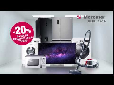 Mercator: - 20% na LG tehniku 13. - 16.10.2016.