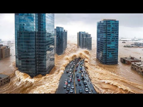 TSUNAMI 2025: 50-METER Waves & Mega Typhoon TEAR Through North-Korea — Entire Cities VANISH | Movie