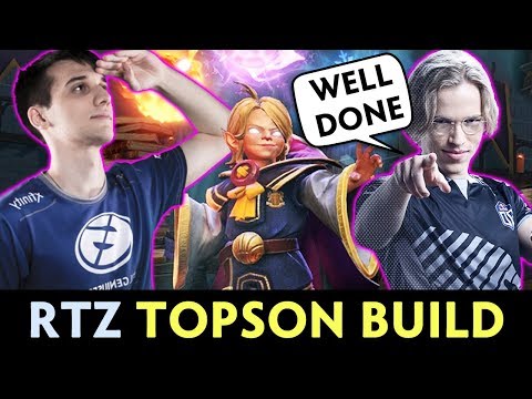 Arteezy with Topson INVOKER BUILD