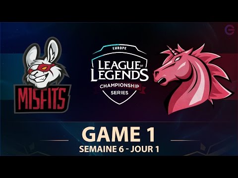 MISFITS VS UOL • GAME 1 - LCS EU 2017 - Week 6 - Day 1
