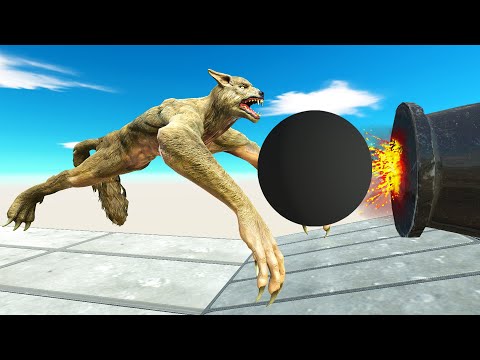 MONSTERS CLIMB THE CANNONBALL PATH - Animal Revolt Battle Simulator