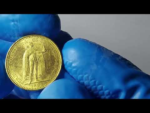 1892 Hungary Gold 20 Korona Coin of Emperor Franz Josef  NGC MS-61