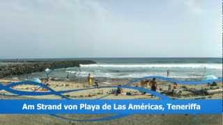 preview picture of video 'Am Strand von Playa de las Americas, Teneriffa 2012 (HD)'