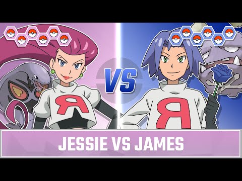 Team Rocket Pokemon Battle: Jessie vs James